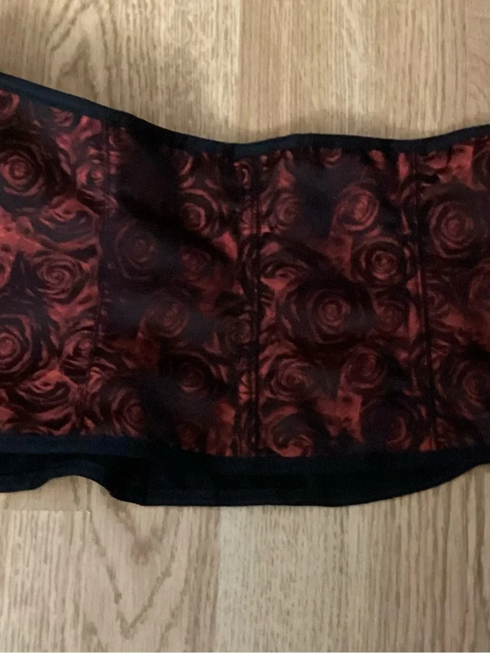Red Rose Lace-Up Waist Cincher Corset Belt Shapercorset 52